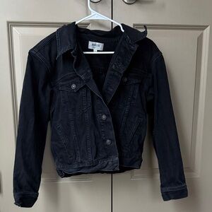 Agolde Women's Black Jean Jacket